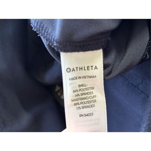 Athleta Soho Jogger Pant Navy Blue Athletic Athleisure Travel Women’s 8 Petite - Picture 5 of 10
